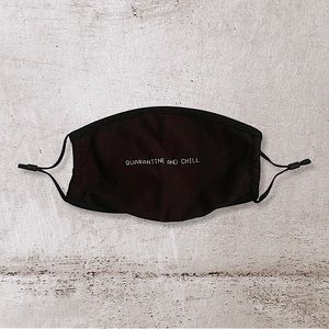 Lonely ghost face mask